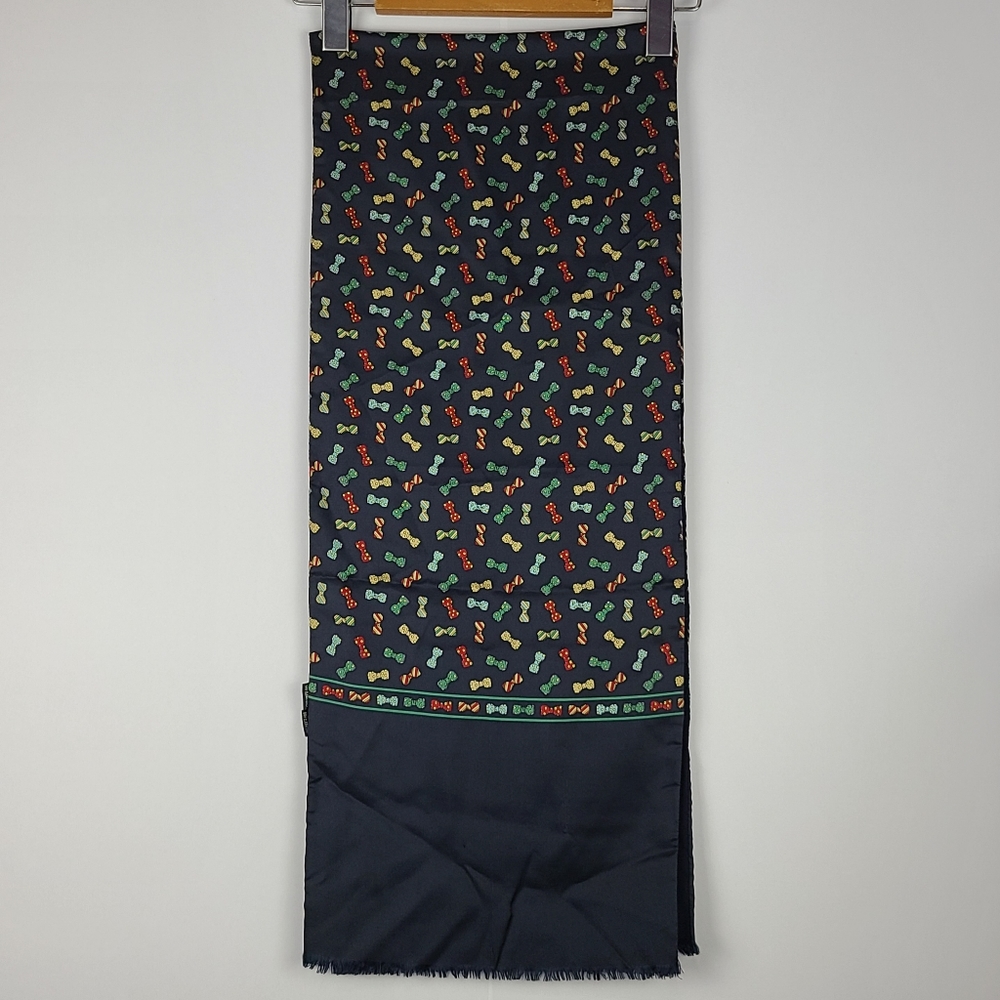 Men's Wool & Silk Novelty Print Scarf, One Size